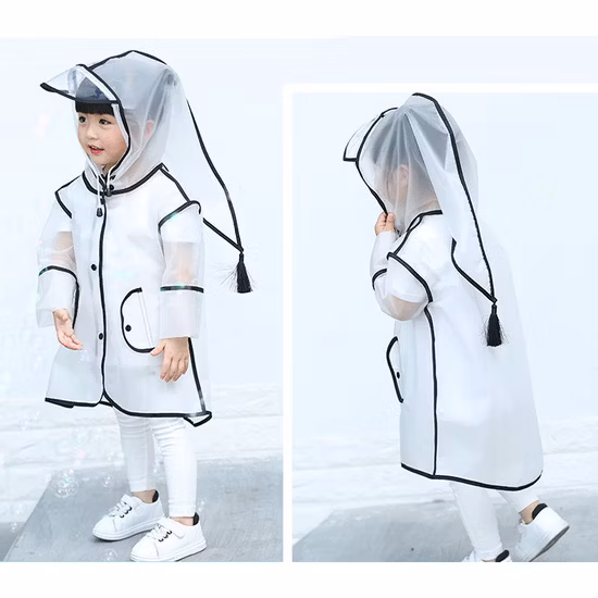 Personnaliser unisexe imperméable manteau de pluie mode imperméable Poncho vêtements de pluie