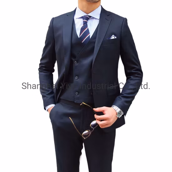 OEM 2 pièces ajustement classique deux boutons costume d'affaires pour hommes